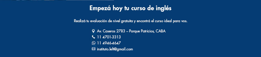 Empieza hoy tu curso de ingles